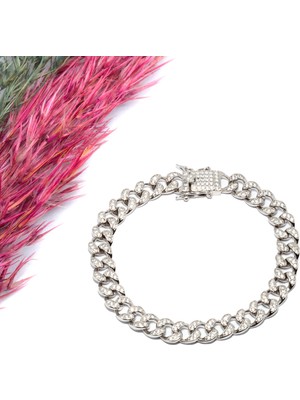 Canka Taşlı Gurmet Gümüş Bileklik