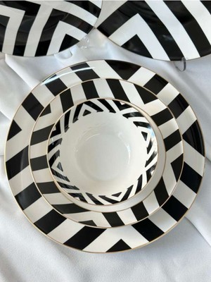 MD Mimoza Dekor Yemek Takımı 24 Parça 6 Kişilik Linea