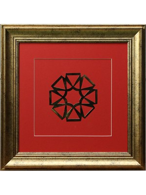 E38 El Işçiliği Pirinç Tablo 40*40 cm - 6448