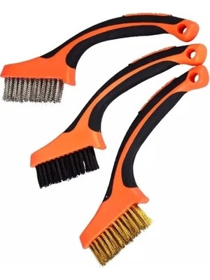 Mivexa Outdoor Outlet Dev Boy 3 Lü Detay Temizlik Fırça Seti  Araba -Mutfak Ocak - Fayans Temizlik Fırça