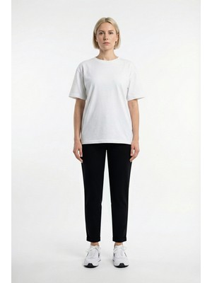 Cottonland Kadın Fernanda Iki Iplik Likra Normal Bel Duble Paça Stretch Pantolon