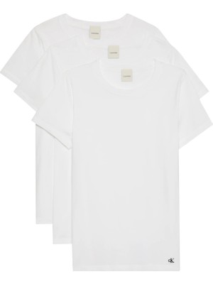Calvin Klein Kadın Beyaz Calvin Klein Cotton Tee 3pk Beyaz Kadın T-Shirt