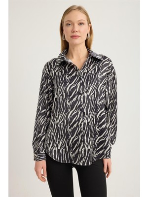 Home Store Zebra Çizgili Gömlek