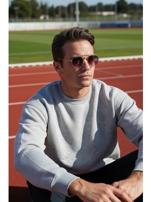 Buratti Regular Fit Bisiklet Yaka Pamuklu Içi Tüylü Yumuşak Şardonlu Sweat Erkek Sweat 5905255