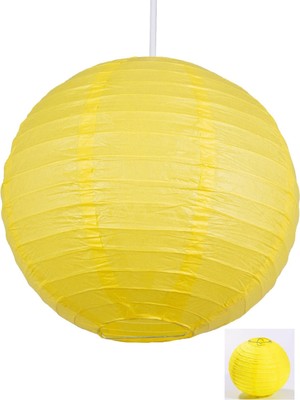 Mivexa Outdoor Outlet Dekoratif Çin Feneri – Kağıt Lamba - Sarı