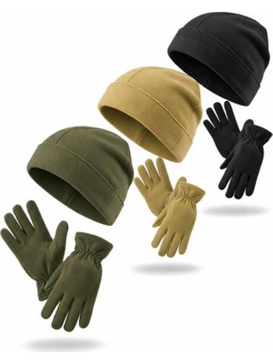 Single Sword 3’lü Unisex Polar Bere – Kadın & Erkek Kış Şapkası