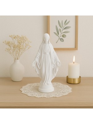 Decostone Meryem Ana Ayakta Dekoratif Biblo