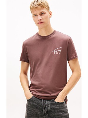 Tommy Hilfiger Erkek Tjm Regular Sign Backprint T-Shirt