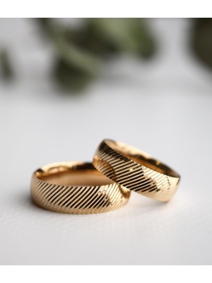 Narin Mücevherat Nar-In Altın Mücevherat Altın Yüzük Erkek Alyans 25