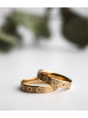 Narin Mücevherat Nar-In Altın Mücevherat Altın Yüzük Kadın Alyans 21