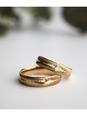 Narin Mücevherat Nar-In Altın Mücevherat Altın Yüzük Erkek Alyans 14