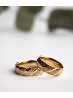 Narin Mücevherat Nar-In Altın Mücevherat Altın Yüzük Erkek Alyans 09