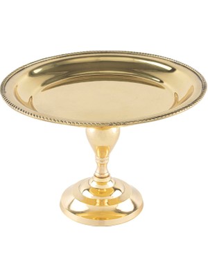 Mikasa Moor Gold Ayaklı Yuvarlak Servis 21X15 cm