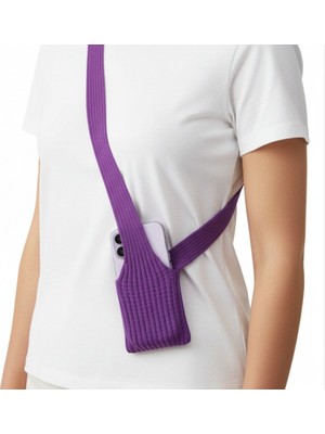 Mare Accessories Örgü Askılı Mini Telefon Çantası