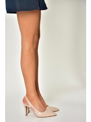 Fox Shoes U404589408 Ten Rugan Ince Topuklu Kadın Ayakkabı