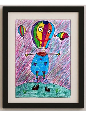 Karikatural Tyulina Zhenya 29X21CM Orijinal Karikatür Tablo