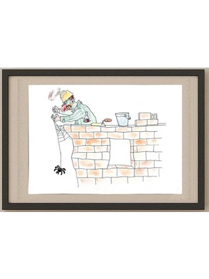 Karikatural Ivailo Tsvetkov 29X21CM Orijinal Karikatür Tablo