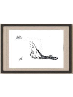 Karikatural Unknown 25X21CM Orijinal Karikatür Tablo