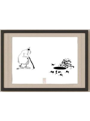 Karikatural Unknown 29X21CM Orijinal Karikatür Tablo