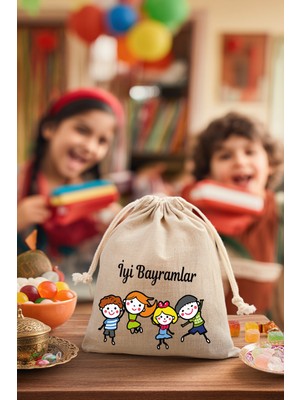 Aprendi Bayrama Özel Harçlık Kesesi Bayram Harçlığı Kesesi 10X15 (5 Adet) Model- 17
