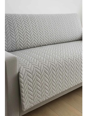 Decomia Home Terry Kabartmalı Yumuşak Tüylü Koltuk Örtüsü Çok Amaçlı Koltuk Şalı Kaymaz Süngerli (165X205 Cm)