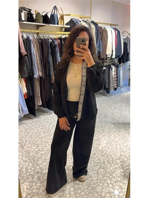 Gömlek Süet Işlemeli