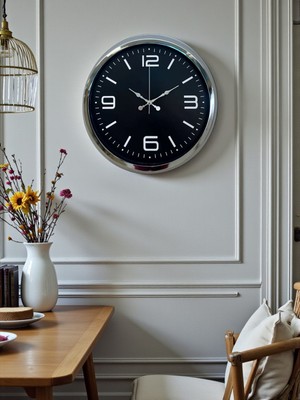 Urfakent Zentime Elegance 40 cm Metal Büyük Rakamlı Modern Tasarım