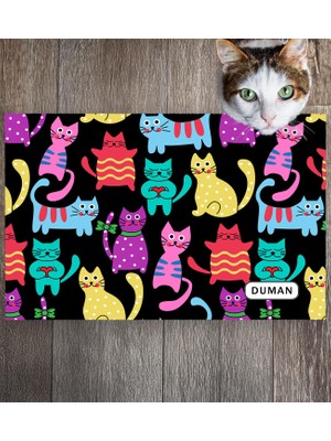 Monnhein Pet Mat – Kişiselleştirilebilir Kaymaz Mama Altlığı, 50X35 cm