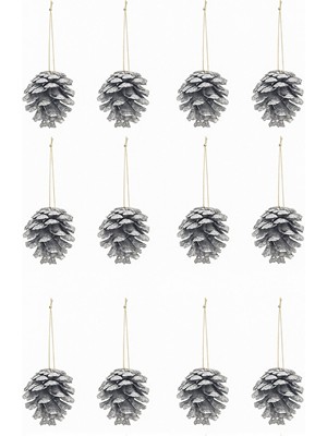 Mistique Home Çam Kozalağı Süsü 4 cm 12'li