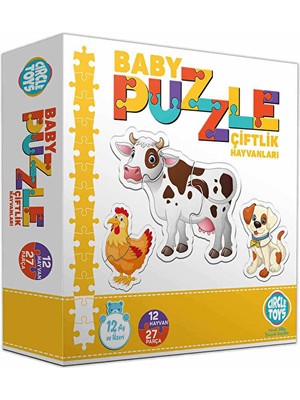 Baby Puzzle Çiftlik Hayvanları CRCL020