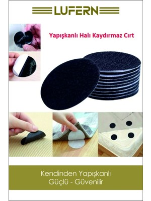 Lufern Çok Amaçlı Sabitleyici Kaydırmaz Kendinden Yapışkanlı Yıkanabilir Halı Kilim Koltuk Cırt Bant