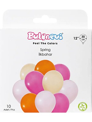 Balonevi Ilkbahar Balon Seti 30 cm 10'lu
