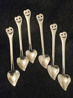 Volaconcept 12'li Paslanmaz Çelik Kalpli Çay Kaşığı