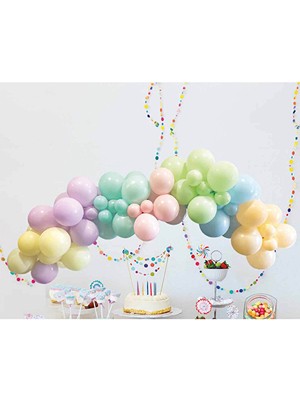 Balonevi Makaron Balon Dekorasyon Seti 70'li