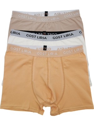 GOST LİRİA -Soil Erkek Boxer – 3’lü Paket Çok Renkli
