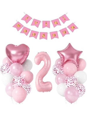 Retro Fiyonklu Ayıcık Temalı Yaş Balon Set