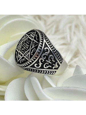 Canka Mührü Süleyman Gümüş Erkek Yüzük