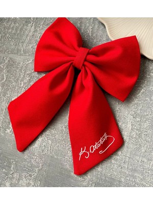 İnderin Inderin Atatürk Imzalı Fiyonk Toka 23 Nisan 19 Mayıs 29 Ekim Bayram Tokası