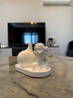 Aysili Dekorasyon Taş Tozu Vazo Aksesuar/dekorasyon Seti