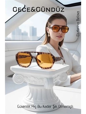 Brf Bfs Premium Gece ve Gündüz Görüş Kadın Sürüş Gözlüğü - Anti-Refle Lüks Tasarım