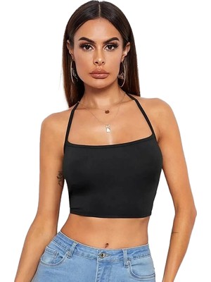 Asilsen Desire In Motion Scuba Dalgıç Kumaş Kadın Büstiyer Crop