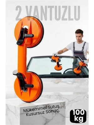 Brf Bfs Profesyonel 100 kg Kilitli Vantuzlu Ağır Cam Seramik Fayans Mermer Kaldırıcı 115 mm