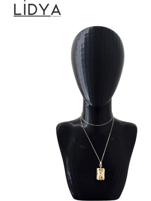 • Lidya Basic Büst Kolye Standı(Siyah) •