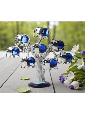 Şans Ağacı ve Nazar Boncuğu ile Pozitif Enerji Dekoru 20CM