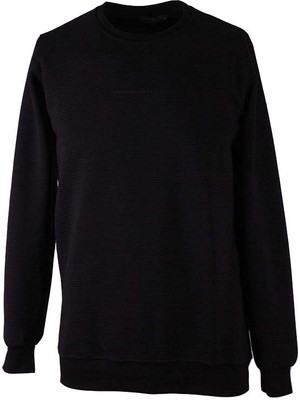Trender Dream Baskı Ottoban Siyah Erkek Sweatshirt 26YG08000053