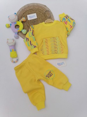 Nazar Bebe Rainbow Sarı Bebek Takım 9-12 Ay