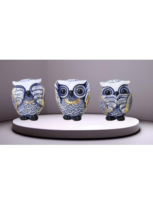 Sevimli Baykuş Biblo Heykel, Ev ve Ofis Dekorasyonu, Yeni Yıl Hediyesi