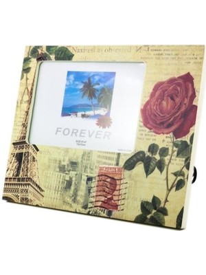 Buffer® Decotown Dekoratif Desenli Çerçeve Gül Motifli Fotoğraf Çerçevesi