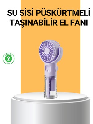 Datatek Taşınabilir Şarjlı Su Buharlı Mini Klima Fan