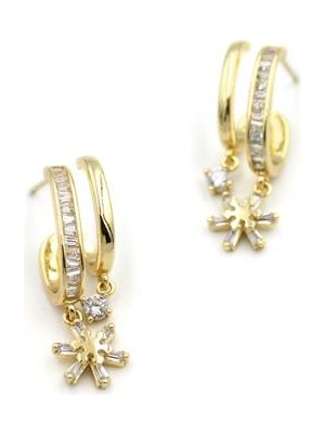 Royaleks Taşlı Küpe - Altın